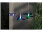 Lampes papillons bleues et vertes à LED, décoratives pour l'extérieur.