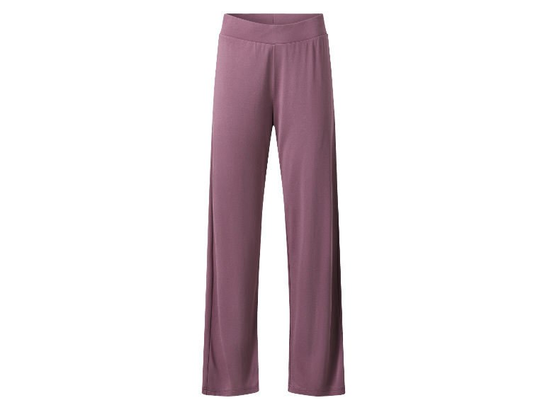 Pantalon large mauve.