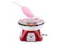 Machine à barbe à papa SilverCrest rouge et blanche avec barbe à papa rose