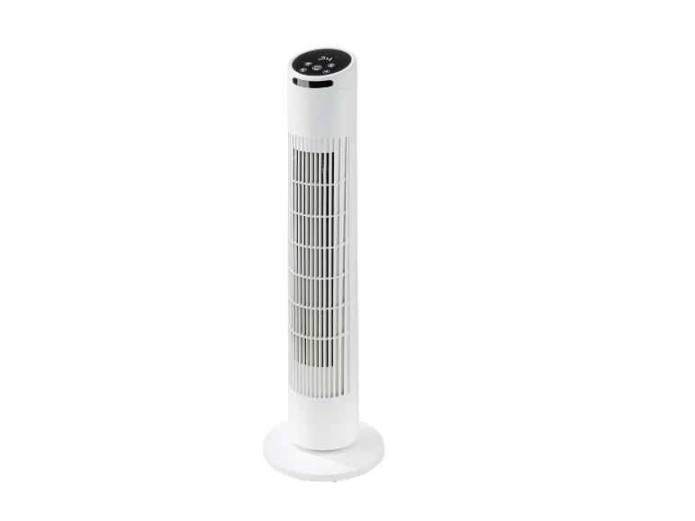 Ventilateur colonne 50 W, diffusion panoramique