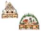 LIVARNO home Décorations de Noël en bois avec éclairage LED.