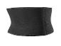 Ceinture de sudation noire avec coutures visibles