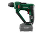 Un perforateur burineur vert Parkside avec batterie X20V Team.