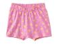 Culotte rose pour fille avec motif de soleils jaunes