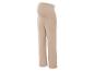 Pantalon de grossesse beige ample.