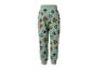 Pantalon de jogging vert avec motif d'ours en peluche et de ballons de football