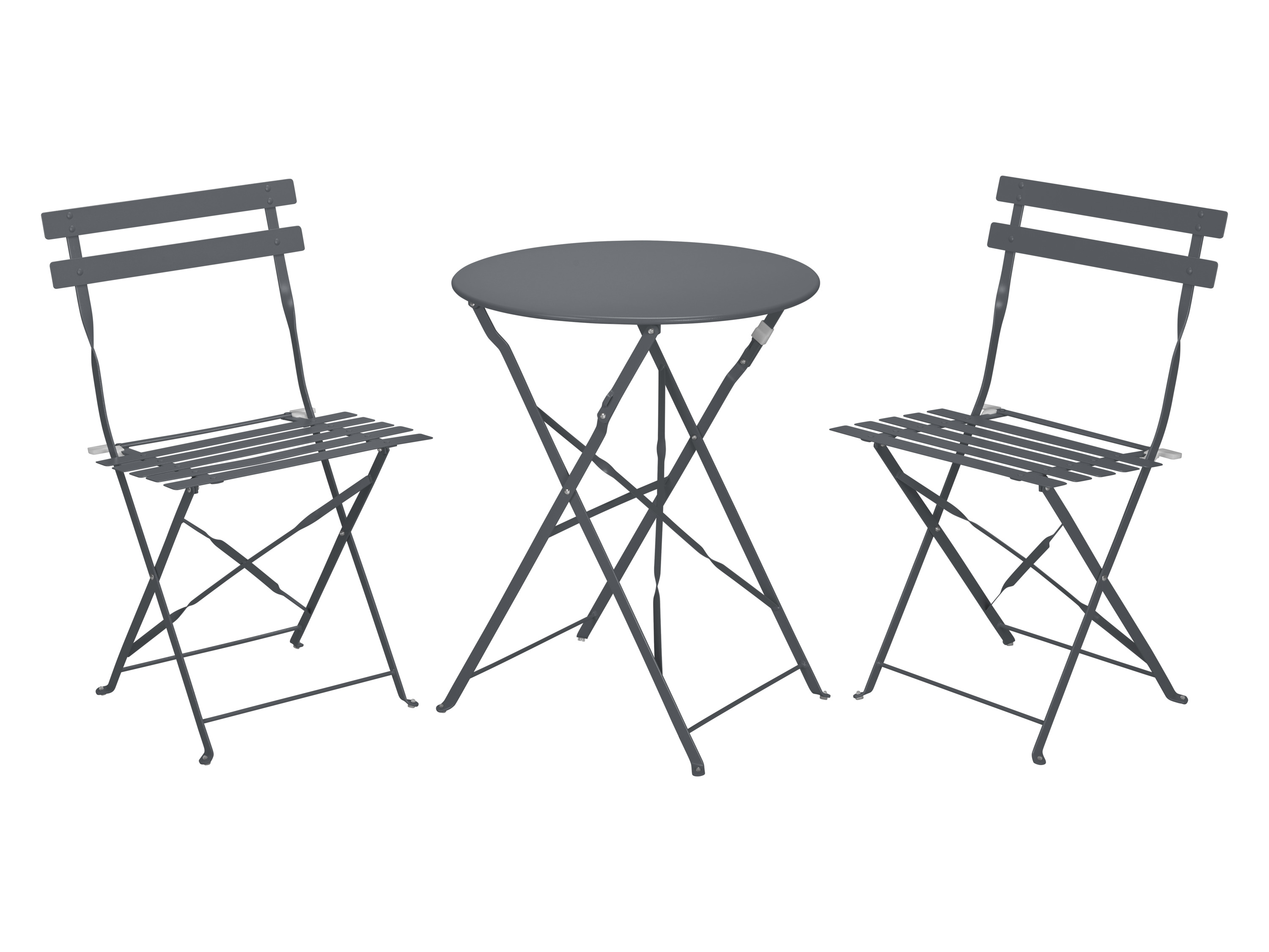 LIVARNO home Ensemble de table et chaises bistro (anthracite)