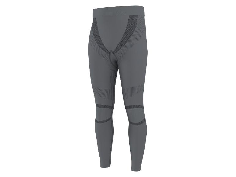 Collant thermique gris pour homme avec détails noirs