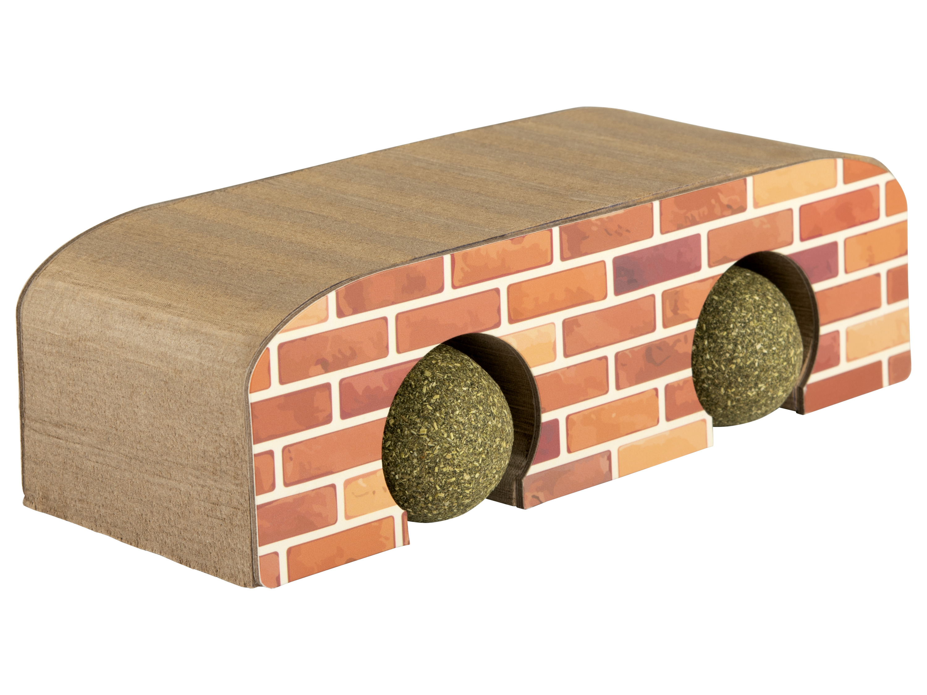 zoofari® Carton griffoir 3 en 1 (pression du pont)