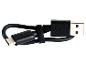 Câble USB-C vers USB-A noir de la marque TRONIC.