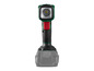 Une lampe de travail rechargeable verte et noire.
