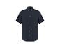 Chemise homme bleu marine à manches courtes et boutonnée