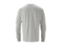 T-shirt gris à manches longues pour homme, vue arrière