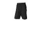 Short de sport noir pour homme avec taille élastique et cordon de serrage