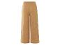 Pantalon large beige, coupe ample.