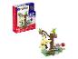Un set de construction Mega Bloks Pokémon avec Pichu dans la forêt.
