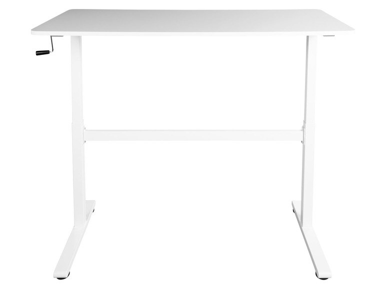 Aller en mode plein écran : LIVARNO home Bureau réglable en hauteur, 140 x 70-117 cm x 60 cm, blanc - Image 5