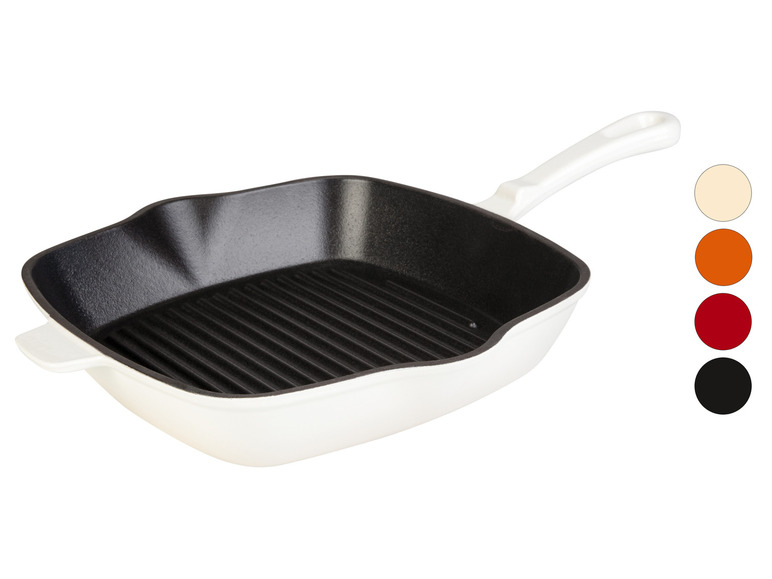 Aller en mode plein écran : Poêle à griller en fonte - Image 1
