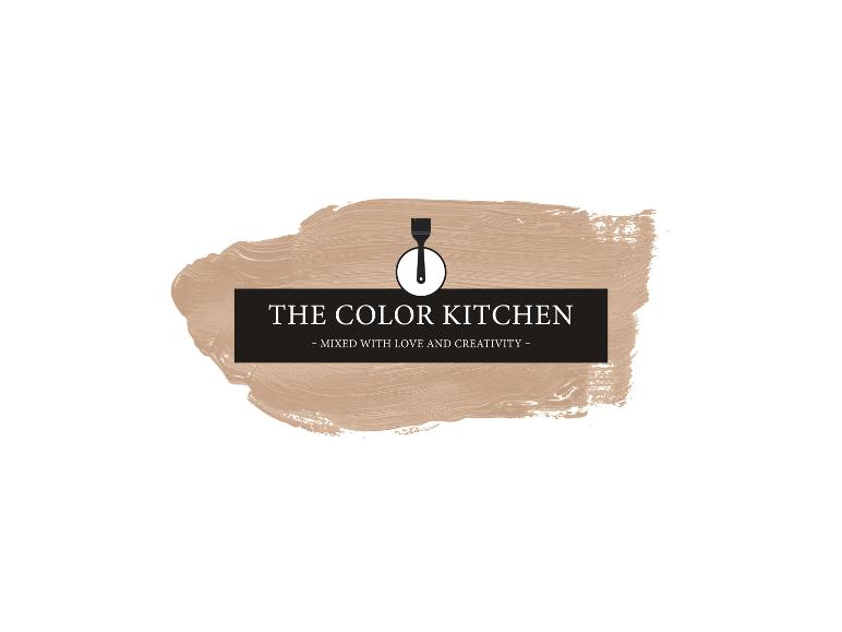 Logo 'The Color Kitchen' avec une icône de pinceau et un fond de coup de pinceau.