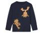 T-shirt enfant bleu marine à manches longues avec motifs Groot.