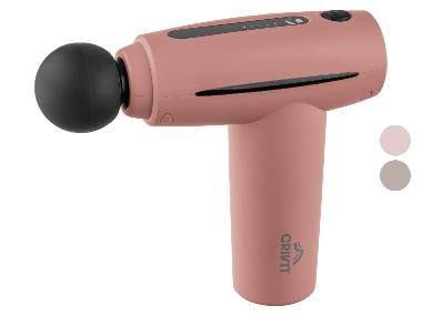 CRIVIT Mini-pistolet de massage CMMG 3.7 A1, 4 têtes, 5 vitesses