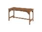 Table de bar en bois marron au design simple et robuste