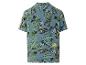 Chemise à manches courtes à motif tropical.