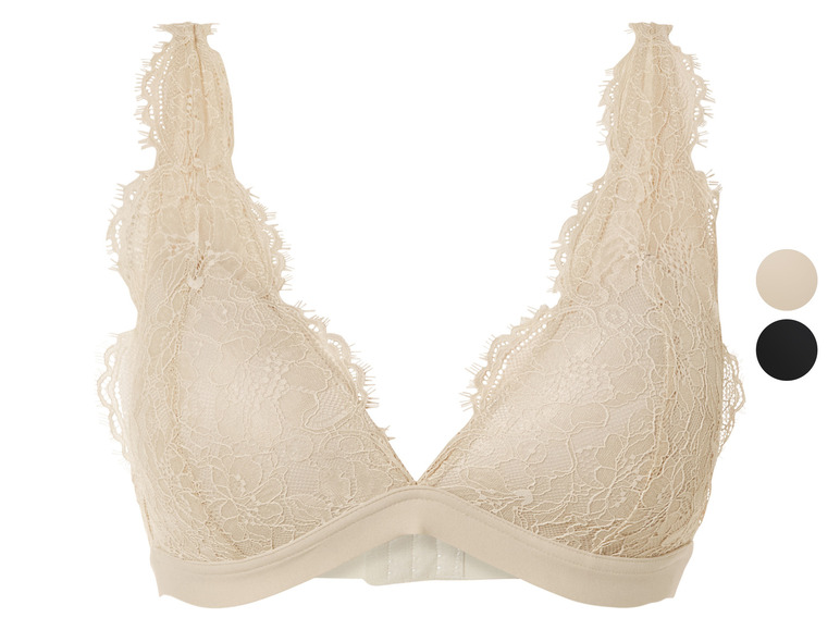 Un soutien-gorge en dentelle beige