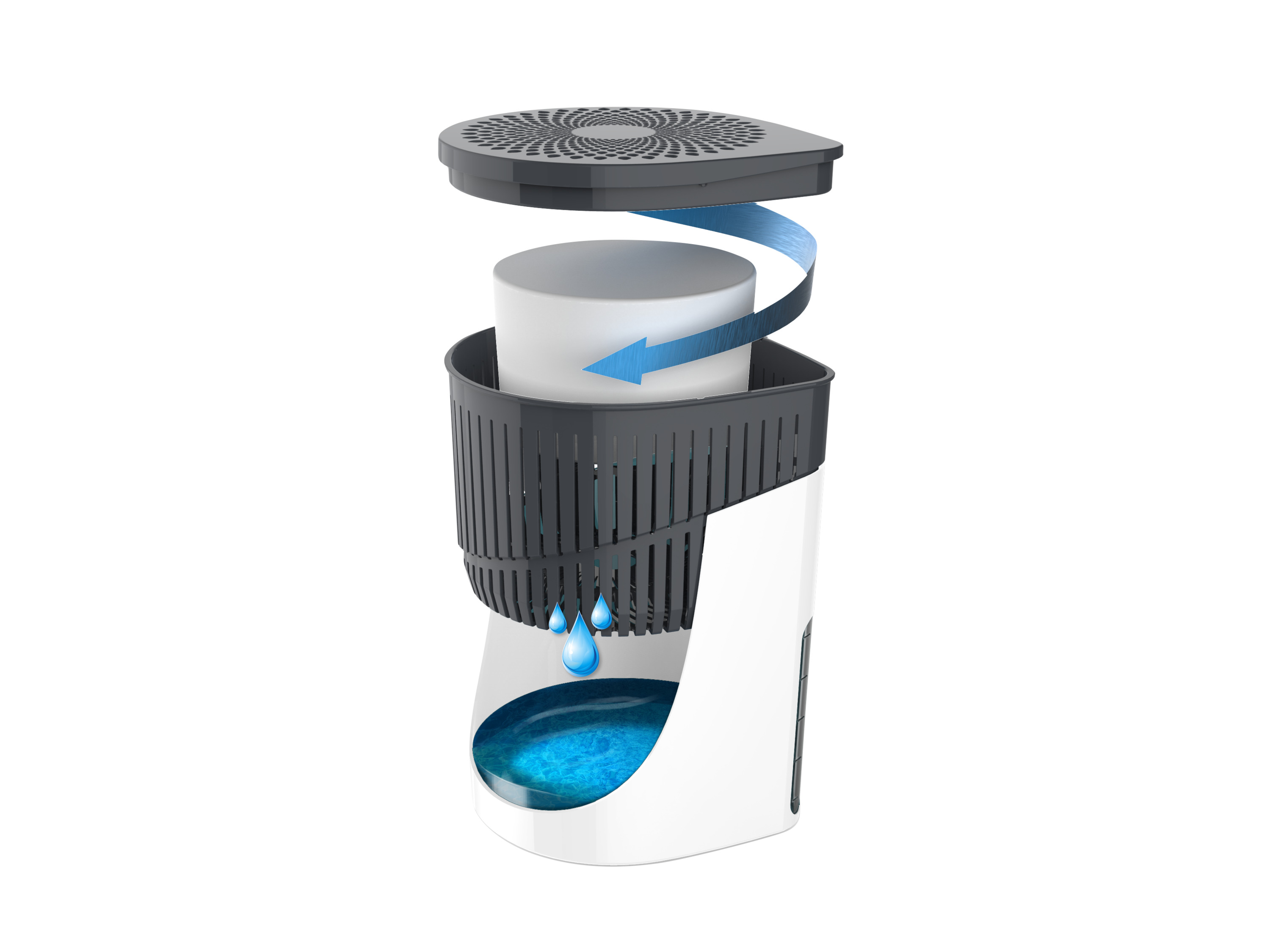 Wenko 3 Drop Déshumidificateur Recharge 3x 1 0 kg - vue 4