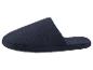 Pantoufles bleu marine confortables.