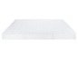 Un matelas blanc avec un motif ondulé.