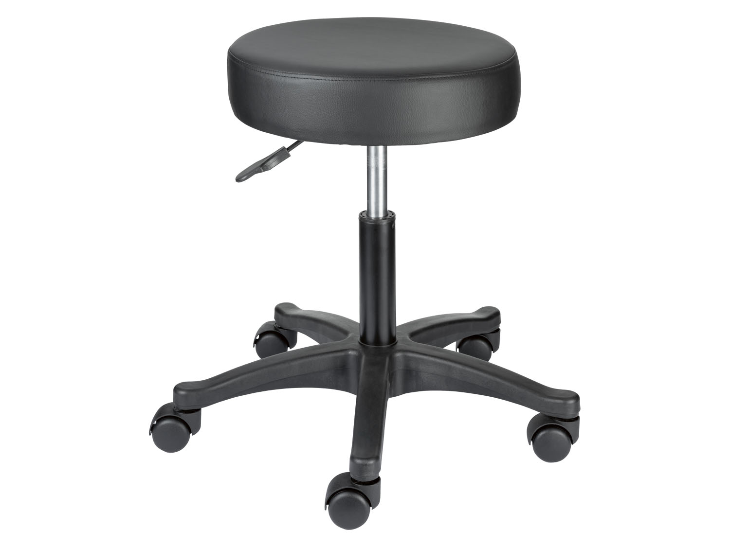 LIVARNO home Tabouret à roulettes, noir