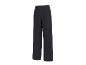 Pantalon large pour femme gris foncé avec plis.