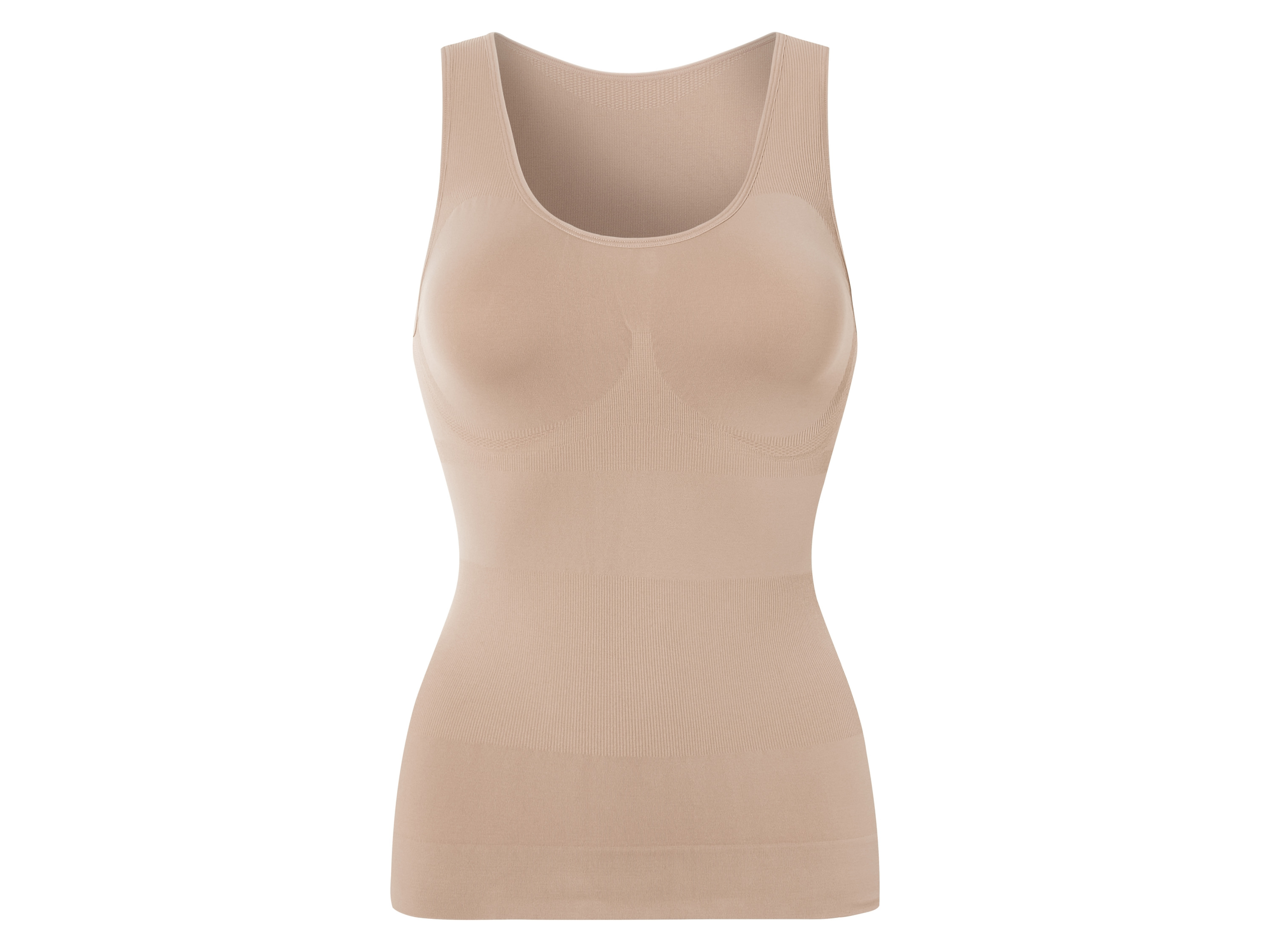 esmara® Débardeur sculptant femme (M(38/40), beige)