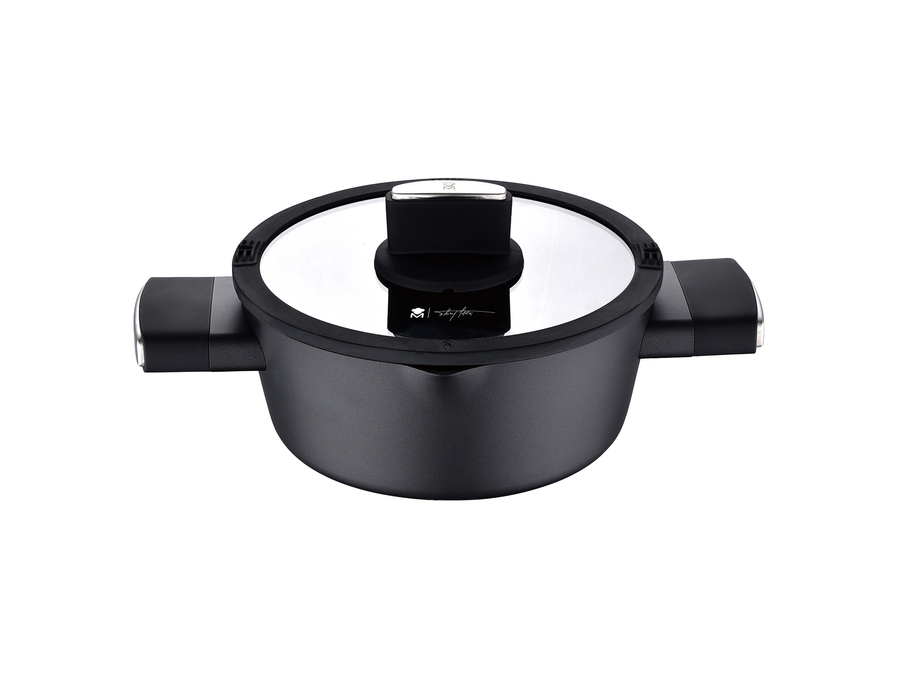 Masterpro by Thierry Marx Casserole en fonte d'aluminium, Ø 28 cm, 6 l