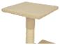 Plateforme et poteau à griffes pour chat, beige.