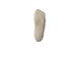 Chaussette unie beige clair sur fond blanc