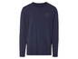 Un t-shirt bleu marine à manches longues avec l'inscription 'Stay in Slow Motion'.