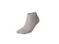 Chaussette courte côtelée gris clair