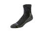 Chaussette noire texturée avec des détails verts