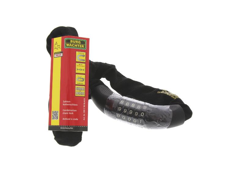 Antivol chaîne BURG WÄCHTER 280 C 90 BLACK.