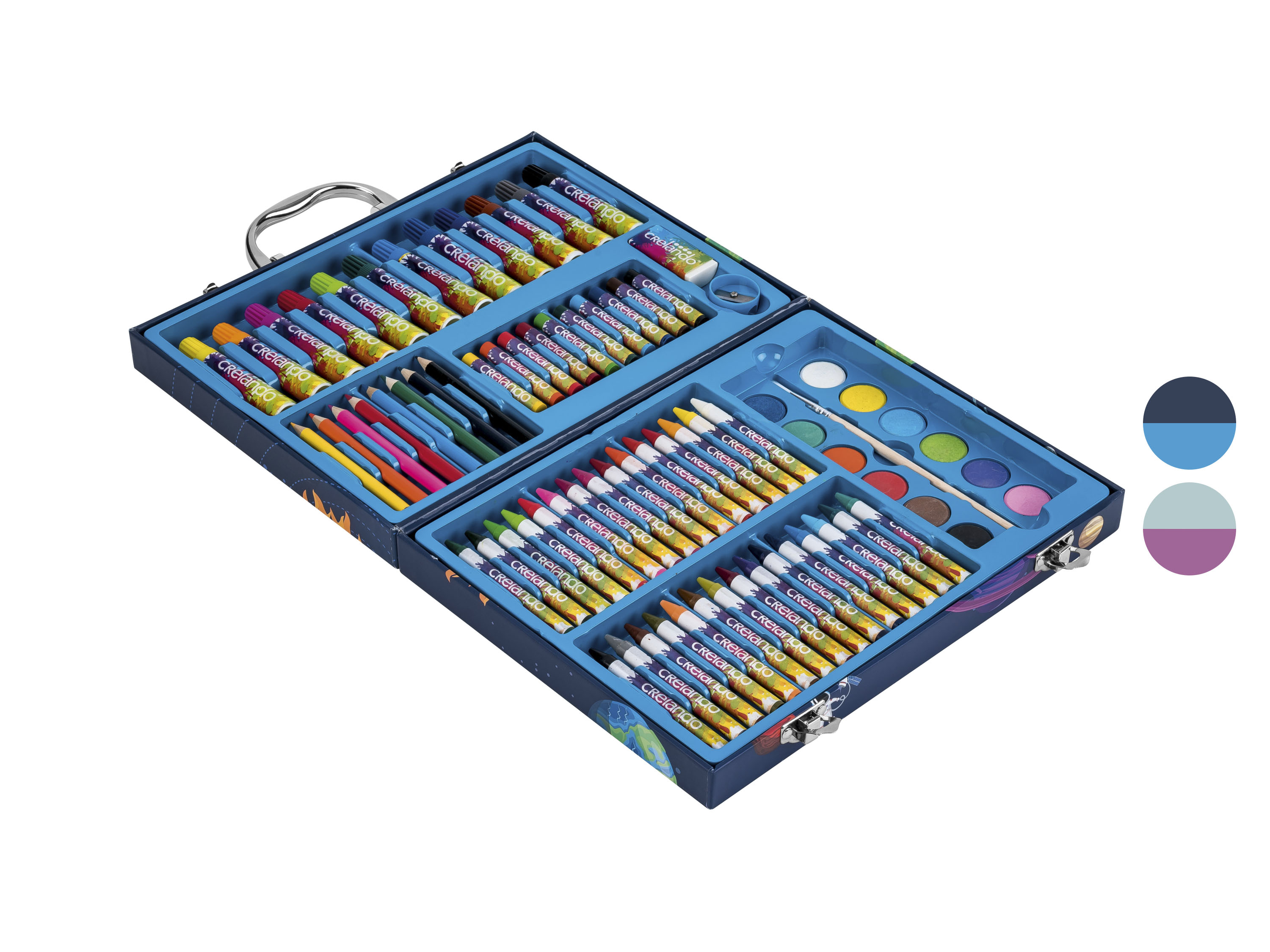 crelando® Malette de coloriage pour enfants