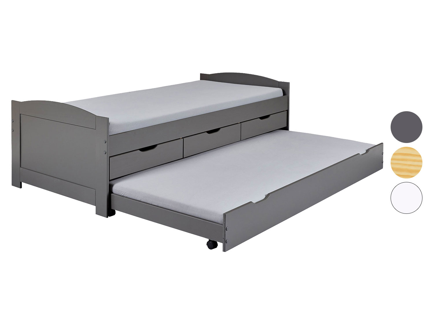 Inter Link Lit banquette 3 tiroirs, 205 x 63 x 96 cm