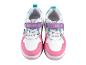 Chaussures Gaborable pour enfant : baskets blanches et roses.