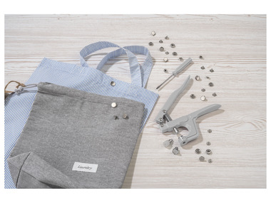 crelando® Set de bouton-pression avec pince, 107/106 pièces