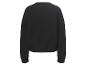 Un sweat-shirt noir à manches longues.