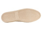 Semelle d'une espadrille beige.