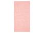 Serviette de bain rose clair avec texture horizontale