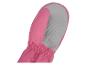 Moufles roses pour enfants avec paume grise