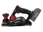 Une raboteuse sans fil noire Parkside Performance avec une batterie X20V TEAM.